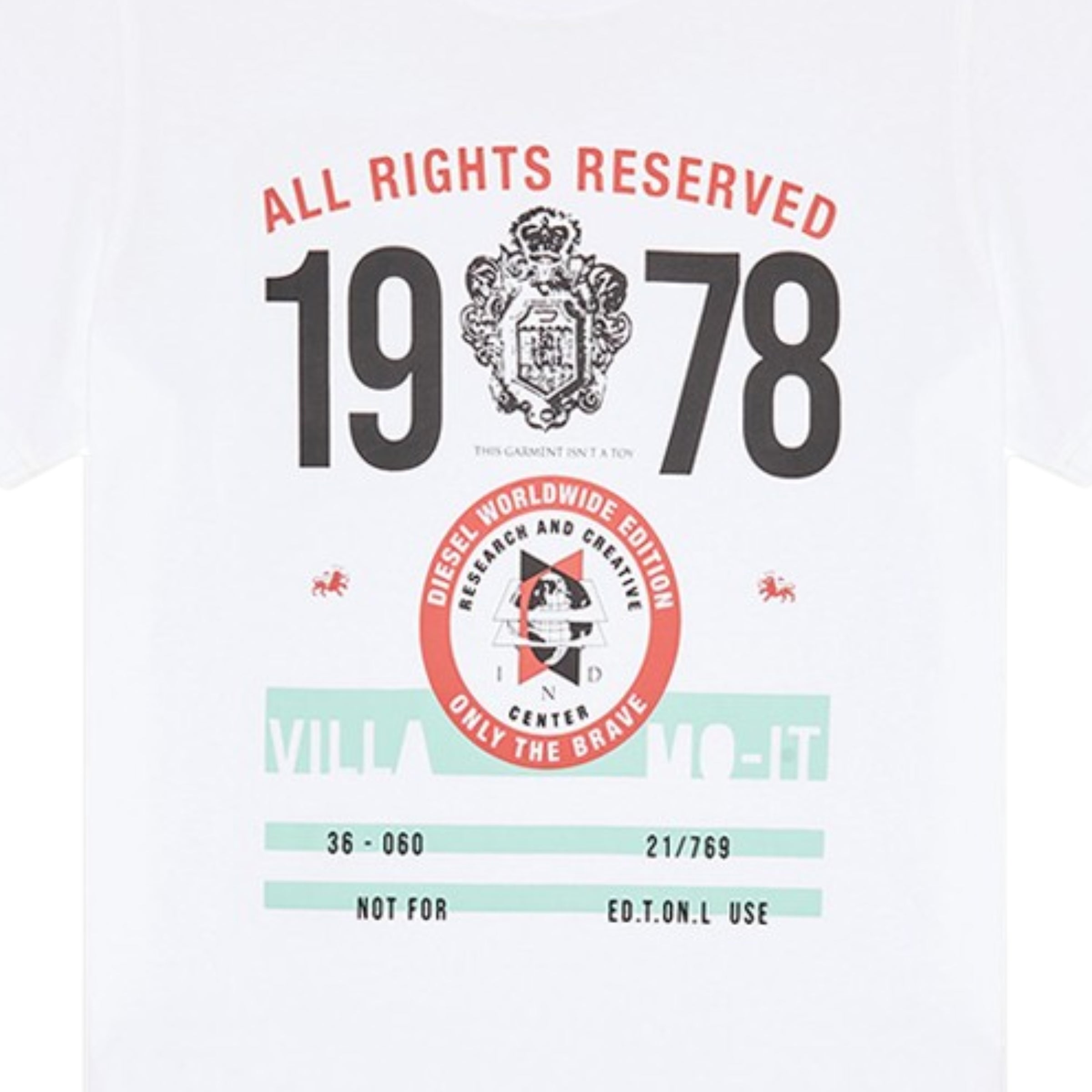Diesel T-Shirt Diegor K73 White